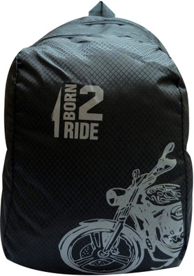 

Donex 216A 19 L Backpack(Black), Black and grey