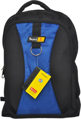 

Skyline 809 30 L Laptop Backpack(Black, Blue)