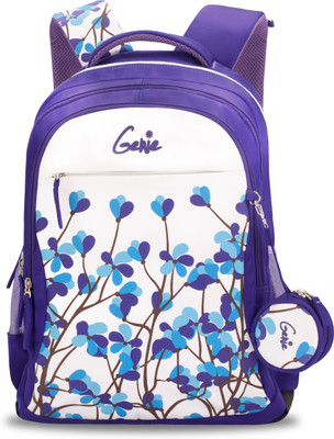 

Genie Cherry Blossom 32 L Backpack(Multicolor), Blue