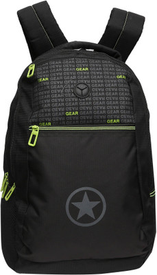 

Gear METRO ECO LBP 2 26 L Laptop Backpack(Black), Black;green
