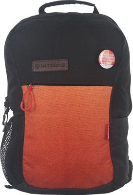 

Harissons Volcano 24 L Backpack(Black, Orange), Black;red
