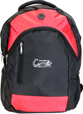 

Elligator Bag Medium Backpack(Red, Black), Red-03