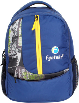 

Fyntake Fyntake backpack H-BAG 25 L Backpack(Blue), Navy blue with grey combination