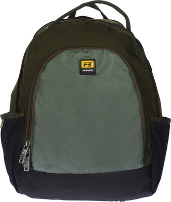 

FB Fashion SB-526 17 L Small Backpack(Green, Brown), Brown;green