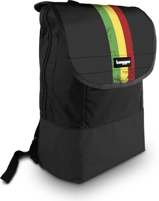 

Tagger Phatpack Rastafari_olbk (Black) Executive 18 Inch Smart 25 L Backpack(Black)