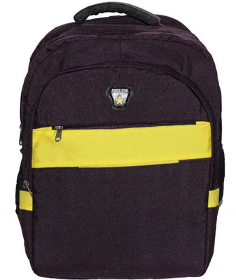 Indiaz Trends Shankarw 25 L Laptop Backpack(Purple, Yellow), Wine;yellow