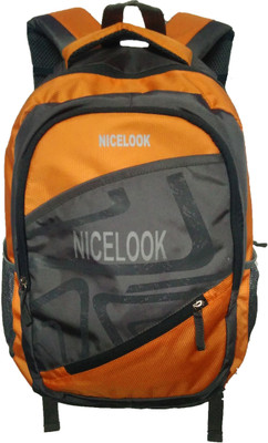 

Nicelook School Bag 25 L Laptop Backpack(Orange)