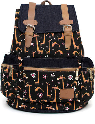 

Pochette Black Animal Print 10 L Backpack(Black)
