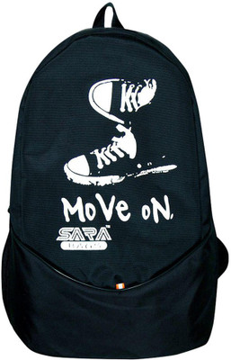 

SARA school bag 25 L Backpack(Black)