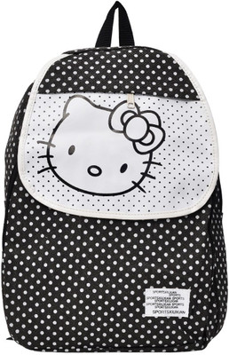 Hawai Hello Kitty 15.4 L Medium Backpack(Black), Black-01
