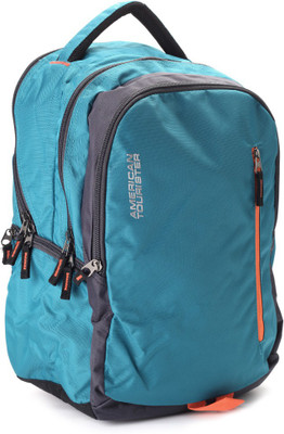 

American Tourister Zookie Laptop Backpack(Blue), Trq/gry