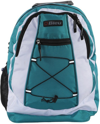 

Bleu Stylish Fashionable Trendy 25 L Free Backpack(Blue, White), Tee blue;white