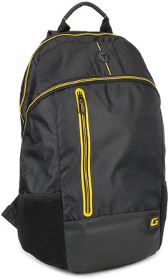 

Gear Century 2 24 L Backpack(Black), Black and yellow