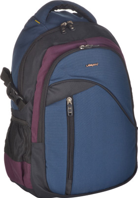 

LAWMAN PG3 NA 24 L Backpack(Blue, Maroon), Wine/navy blue