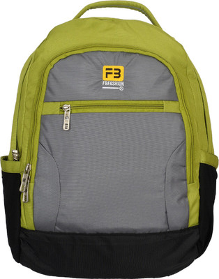 

FB Fashion SB-110 26 L Backpack(Grey, Green), Grey and green