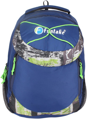 

Fyntake Fyntake backpack E-BAG 25 L Backpack(Blue), Navy blue with grey combination