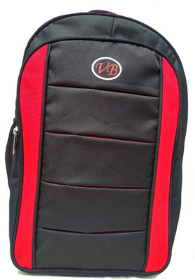 VB BAGS RB 12457 40 L Backpack(Red, Black), Black;red