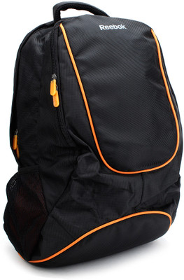 

REEBOK Turf Laptop Backpack(Black, Orange)