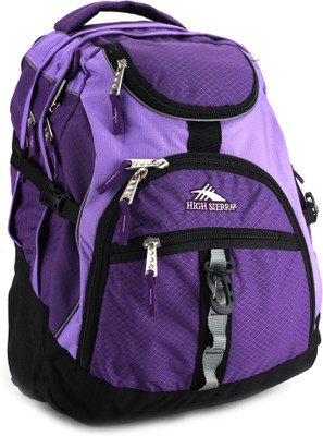 

High Sierra Access Laptop Backpack(Black, Purple)