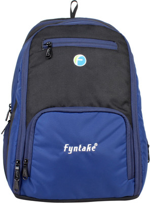 

Fyntake Fyntake ERAM1156 backpack j-BAG 30 L Laptop Backpack(Black), Black & blue