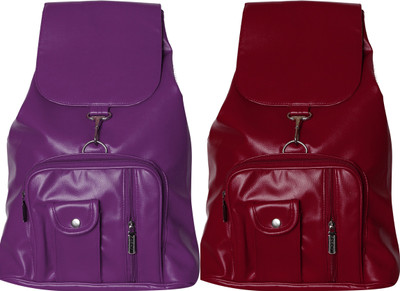 

Only4you Pitthu Bag 2.5 L Backpack(Purple), Maroon