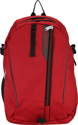 

President Fine Charm 4 L Backpack(Red, Grey), Red-2