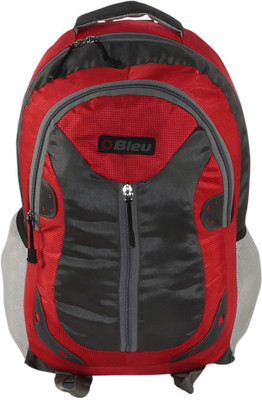 Bleu Stylish Trendy 15 L Free Backpack(Red, Grey), Grey;red