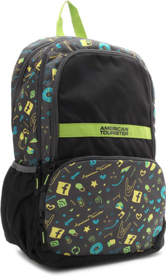 

American Tourister Hashtag 02 Backpack(Black, Grey)