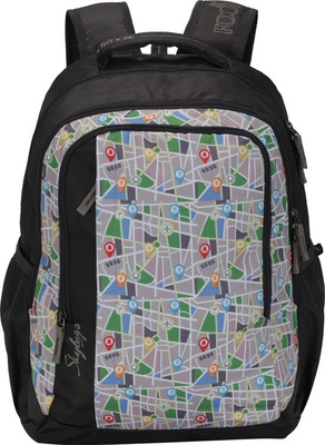 

Skybags Footlose Helix 03 Grey 26 L Backpack(Black), Multicolor