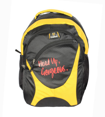 

U United Fast Trip 35 L Backpack(Multicolor), Black;yellow