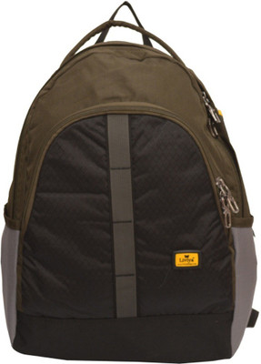 Liviya Sb1076lv 16 L Backpack(Black, Brown)