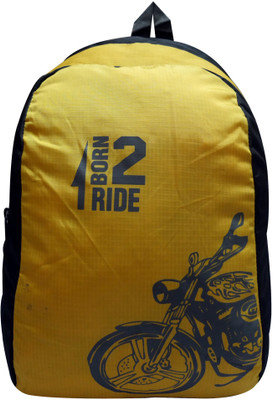 

Donex 216C 19 L Backpack(Yellow), Yellow and grey