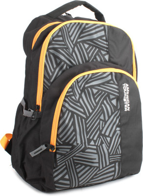 

American Tourister Zookie 04 Backpack(Black), Black/yellow