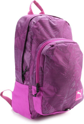 

Puma PUMAAcademyBackpack Backpack(Purple), Purple cactus flower-digital palm tree
