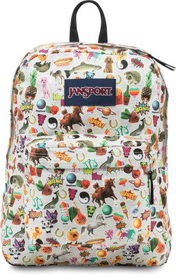 

JanSport Superbreak 25 L Backpack(Multicolor), Multi stickers