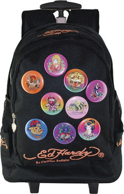 

Ed Hardy Trolley Backpack(Black)