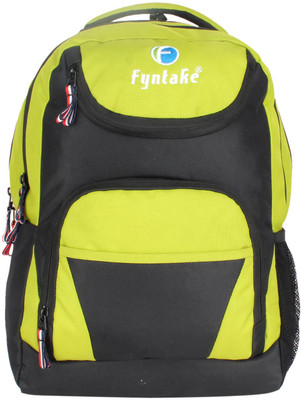 

Fyntake Fyntake backpack F-BAG 25 L Backpack(Black), Black with parrot green combination