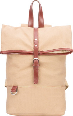 

Campus Sutra Canvas Bag 2 L Medium Backpack(Beige)