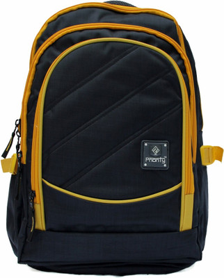 

Fashion Knockout Tilted Reflector 5 L Laptop Backpack(Black, Yellow)