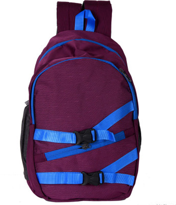 

Pandora School Bag (Strip) 28 L Backpack(Maroon)