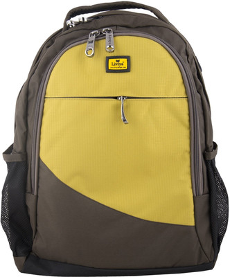 

Liviya SB1008LV Small Backpack(Yellow, Brown), Brown;yellow