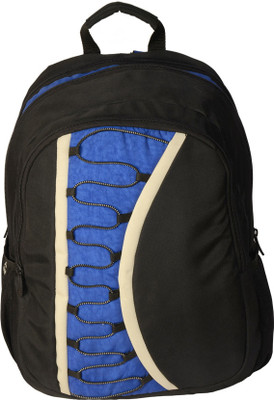 

Harissons Snake Cord 34 L Free Size Backpack(Black, Blue), Black and royal blue
