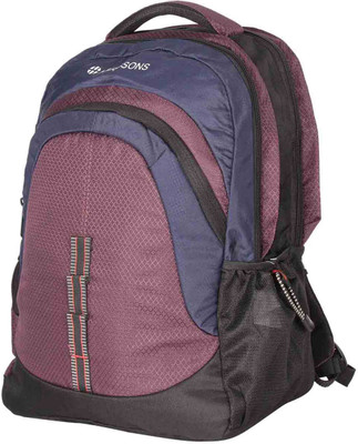 

Harissons Parade 34 L Free Size Backpack(Blue, Purple), Navy blue and wine