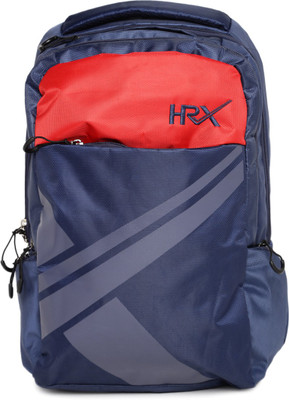 

HRX by Hrithik Roshan Premium 2.2 L Backpack(Blue, Red)