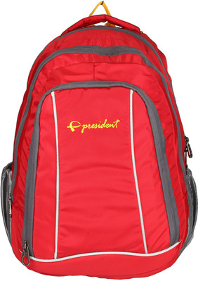 

President SHINY-RED 35 L Backpack(Red)