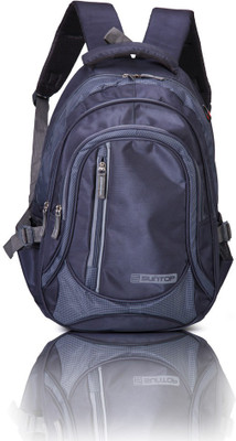 

Suntop Stp 325 25 L Medium Laptop Backpack(Orange), Graphite grey and grey checks