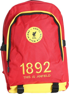 

Liverpool FC Invader Red & Yellow Polyester 18 L Backpack(Red, Yellow)