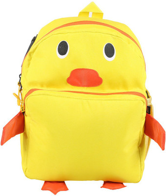 

Bleu School Kids Bag - 14 Inches - Duck Shape Boys Girls Bag - 21 14 L Backpack(Yellow), Yellow & orange