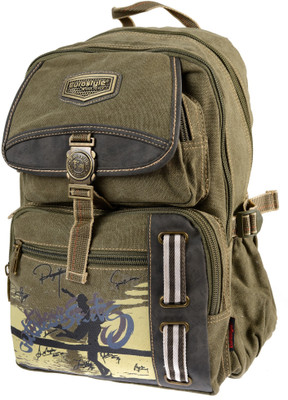 

Eurostyle Canvas Series 4 L Free Size Backpack(Khaki), 12010