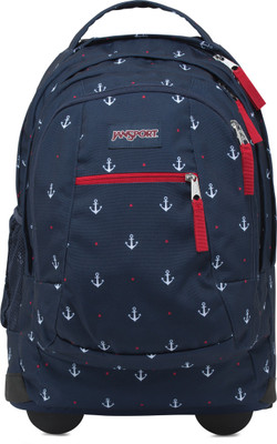 

JanSport Driver 8 36 L Trolley Laptop Backpack(Blue), Red tape/land ahoy